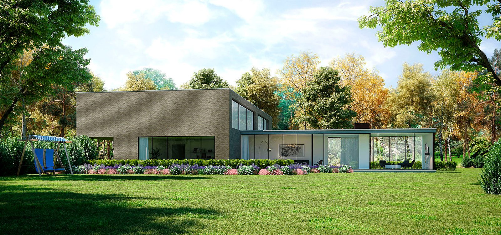 modern-belgium-house3-r (1) Exterior 3D - Arquitectura